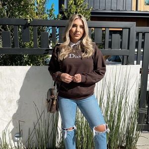 Brown Dior sweatshirt